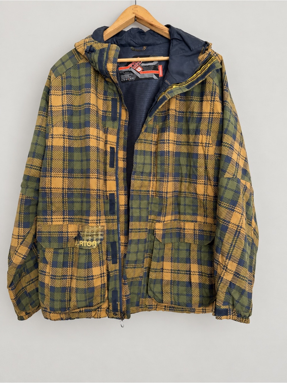 Burton Plaid Insulated Snowboard Ski Jacket Men’s, L